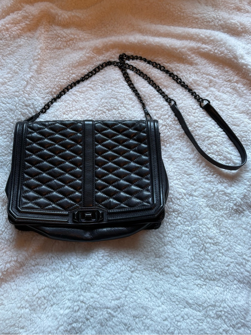 Rebecca Minkoff Quilted Leather Crossbody - Signature Butterfly Interior